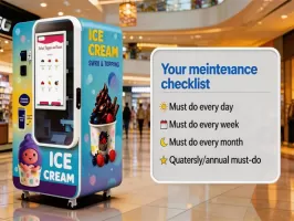 Maintenance Checklist: How to Ensure Your Soft Serve Ice Cream Vending Machine Runs 24/7